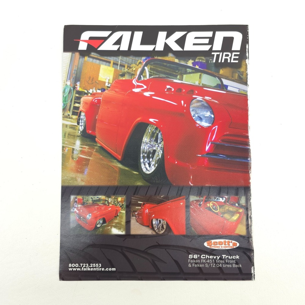 1956 Chevrolet Series 3100 Falken Advertising Print Ad Promo Art 2005 Street Rod
